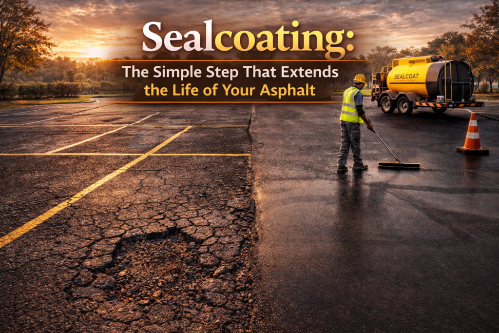 Sealcoating: The Simple Step That Extends the Life of Your Asphalt
