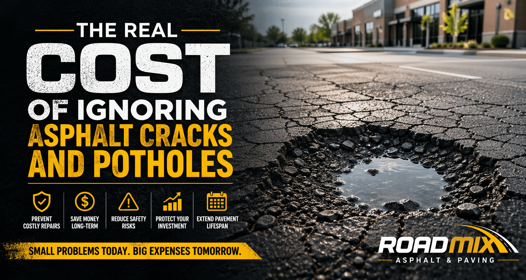 The Real Cost of Ignoring Asphalt Cracks and Potholes