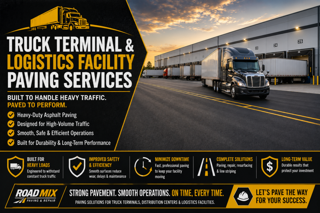 Truck Terminal & Logistics Facility Paving Services Georgia