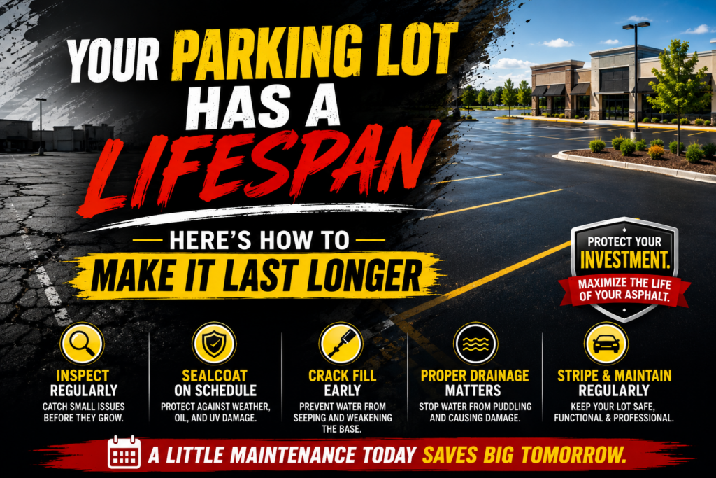 Your Parking Lot Has a Lifespan — Here’s How to Make It Last Longer